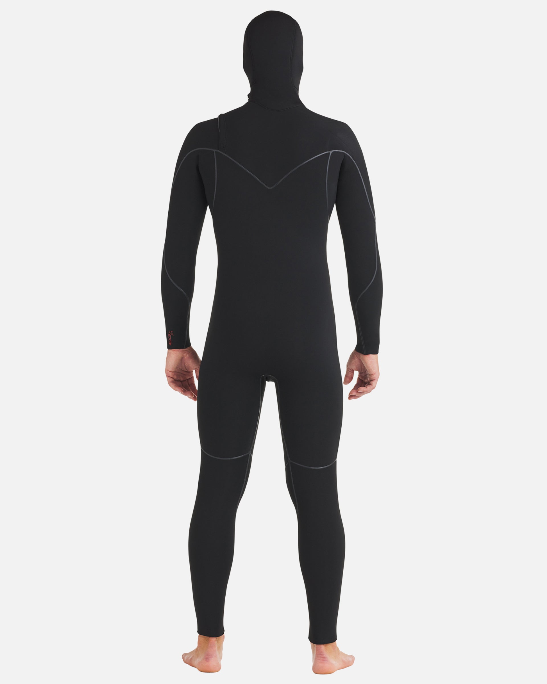Body Glove Men's 4/3mm Red Cell Hooded Chest-Zip Fullsuit - Black