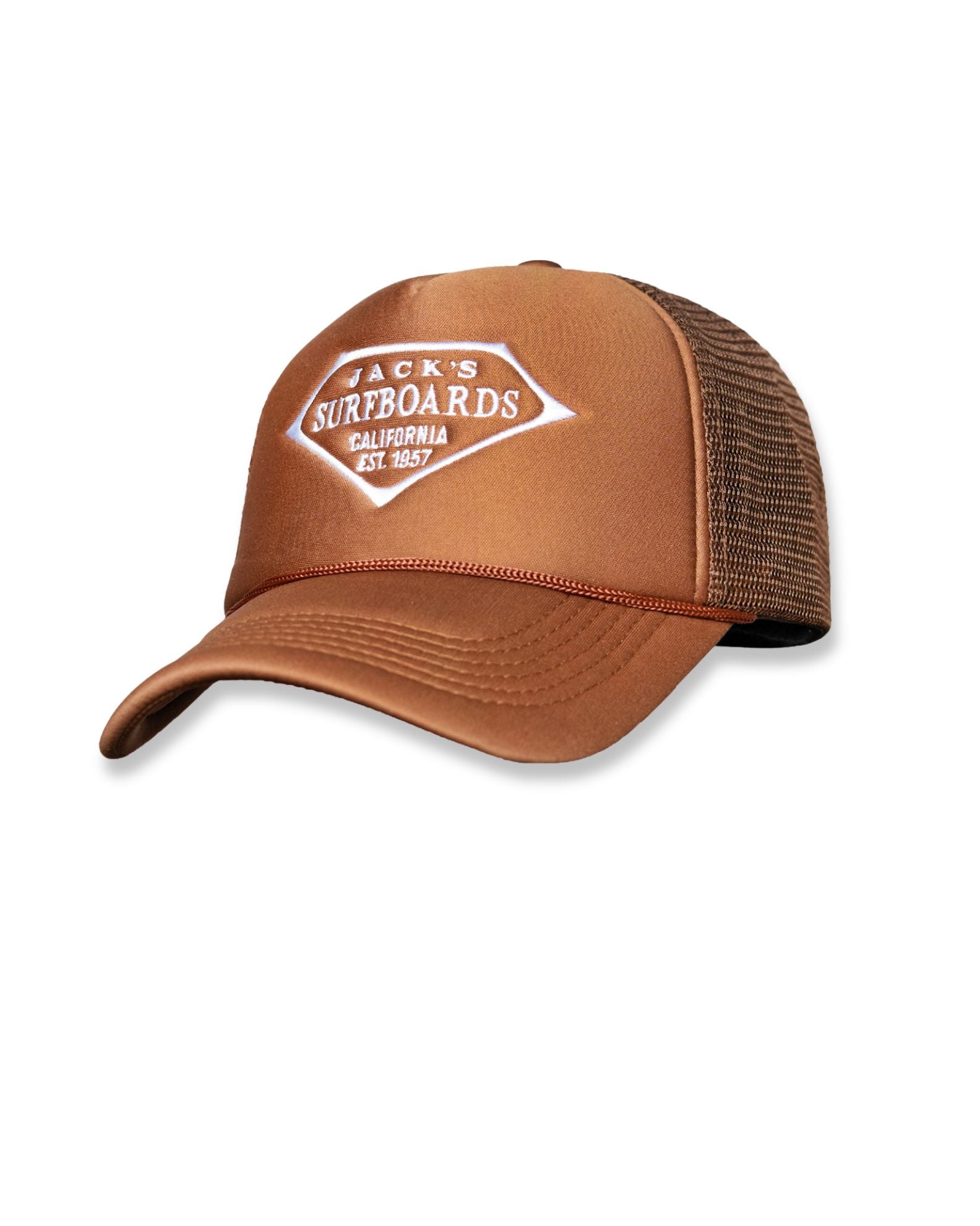 Trucker II Embroidered Hat - Brown