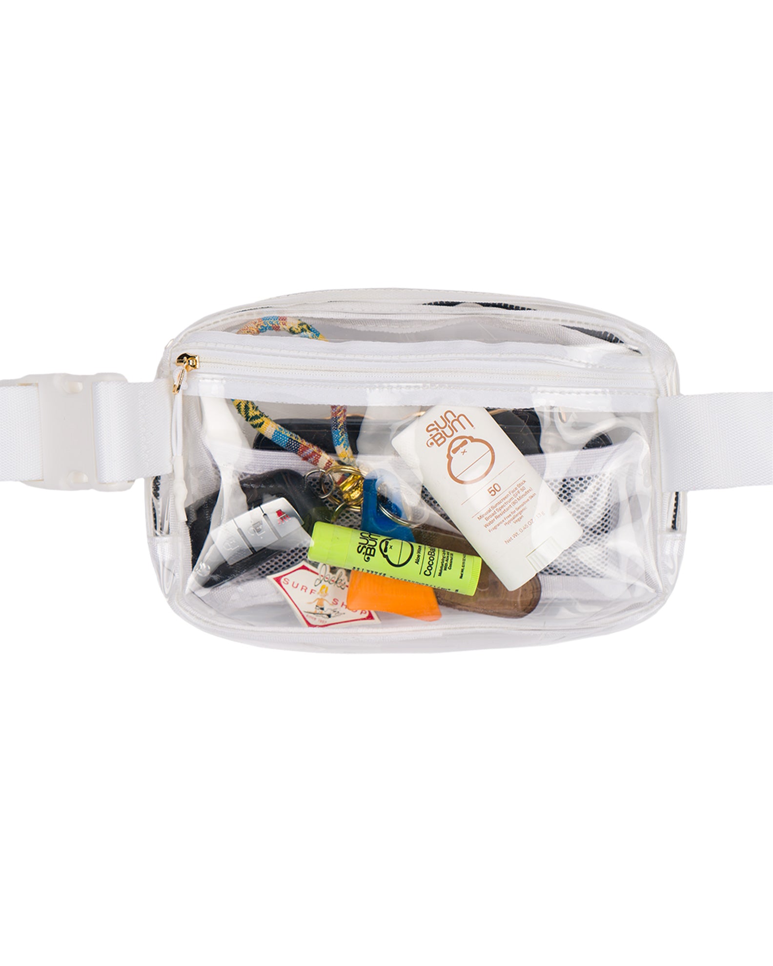 Zamin II Anywhere Belt Bag - White/Clear