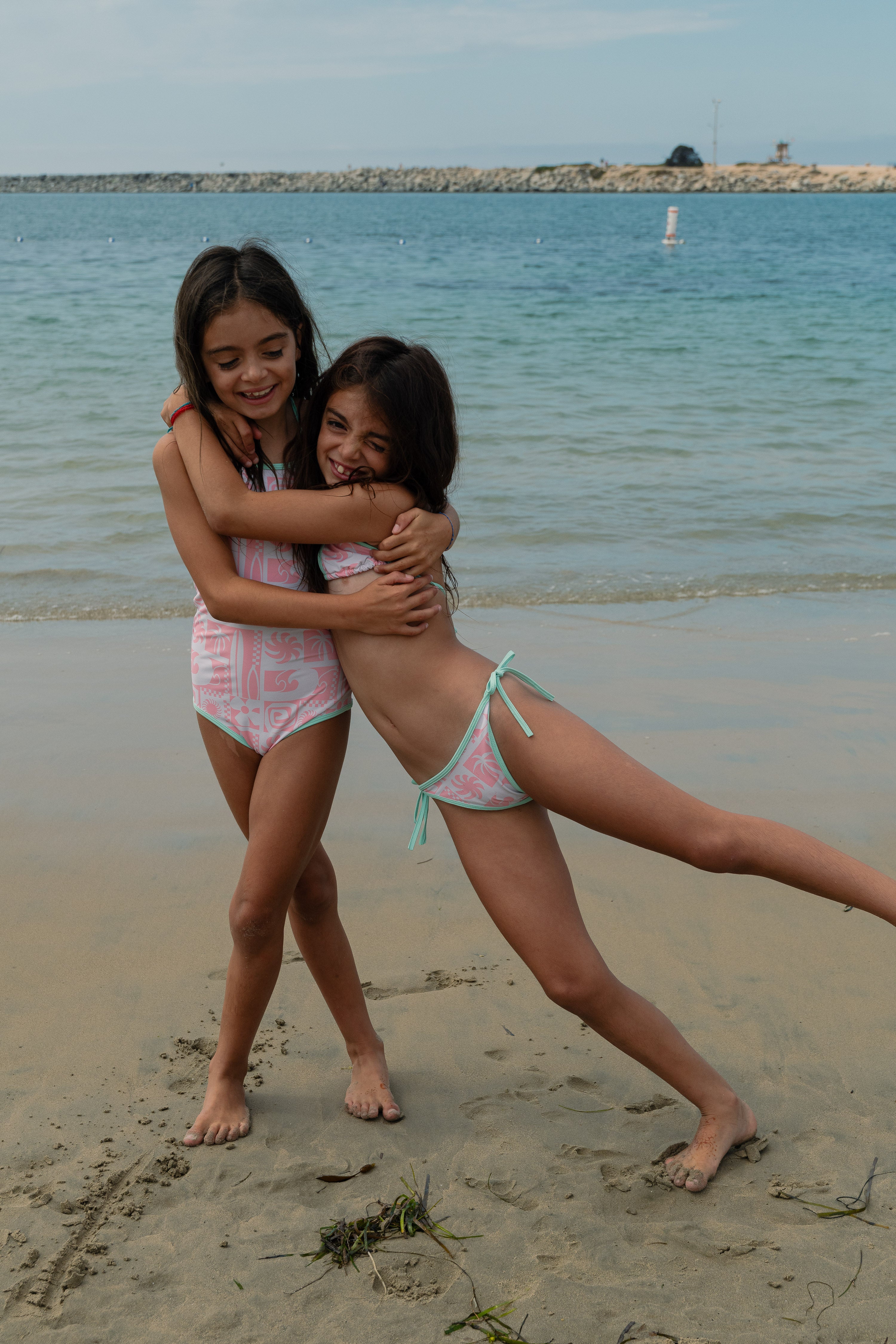 (8-16) Girl's Kiki Swim Set - PNKB