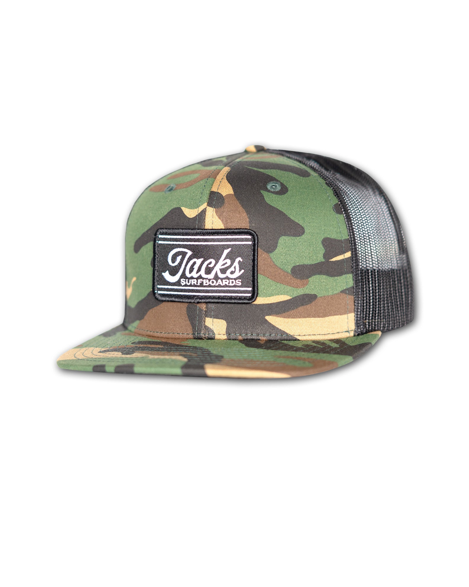 Block Trucker Hat - Camo