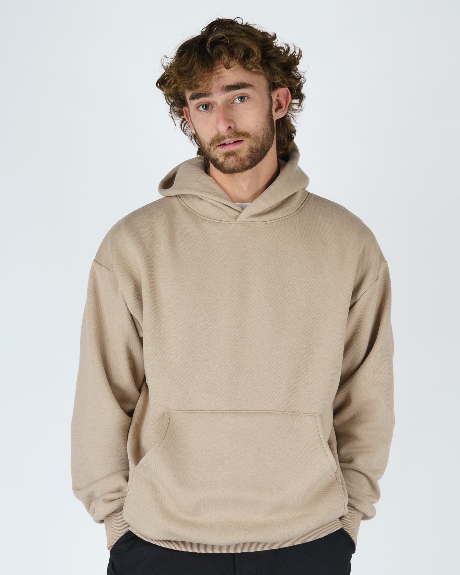 James L/S Pullover Hoodie - Brown