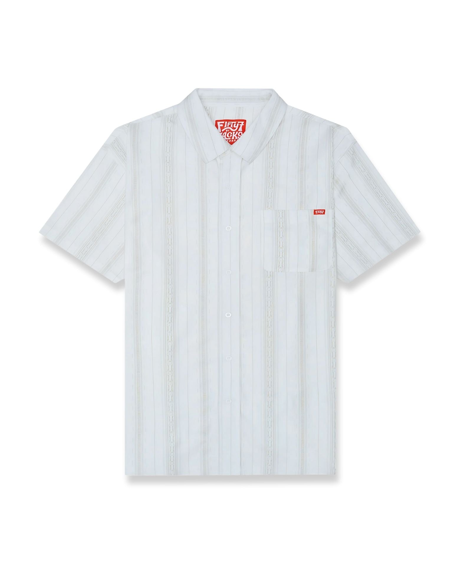 Ashcroft S/S Woven Shirt - Natural
