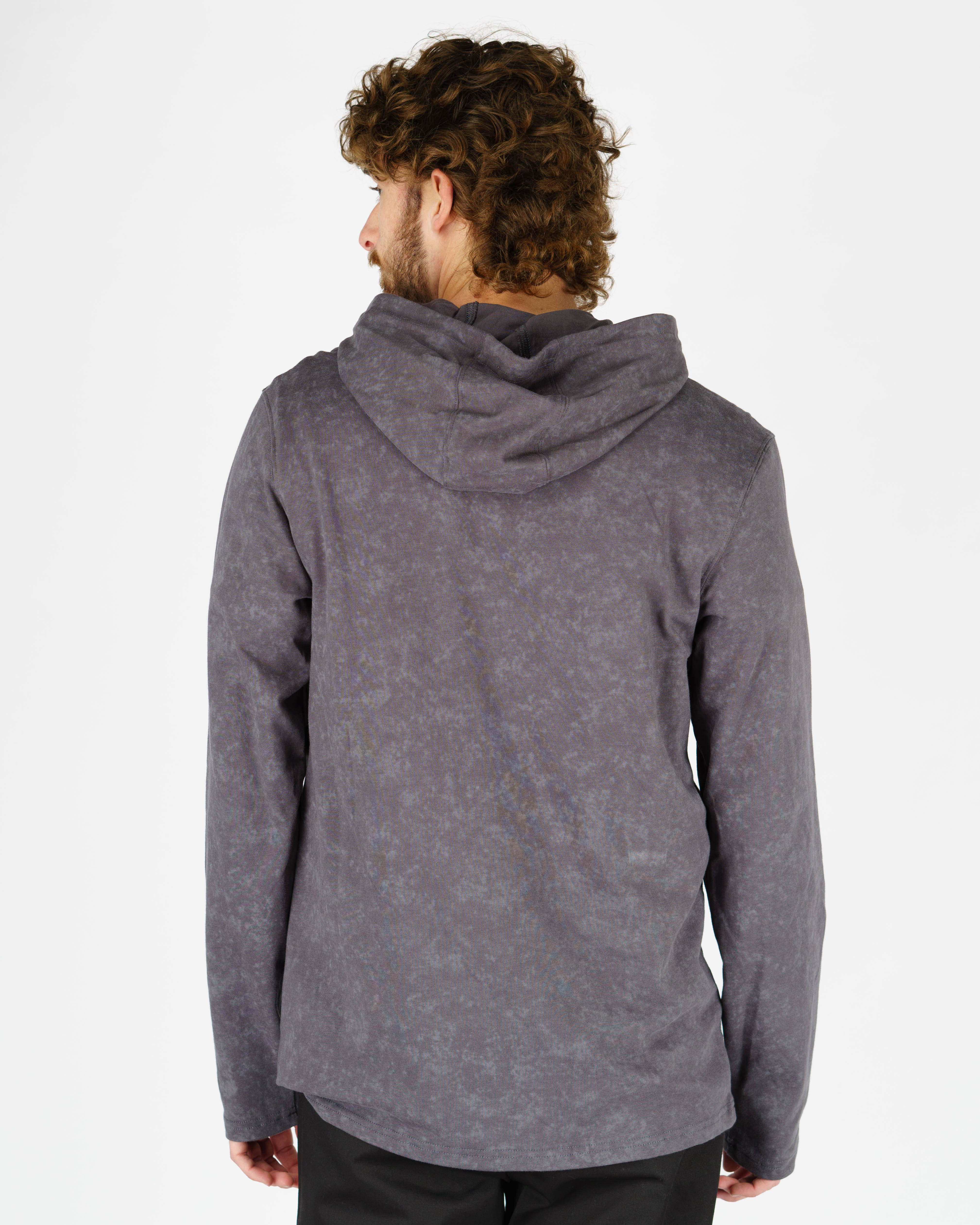 Seas L/S Hoodie - Grey