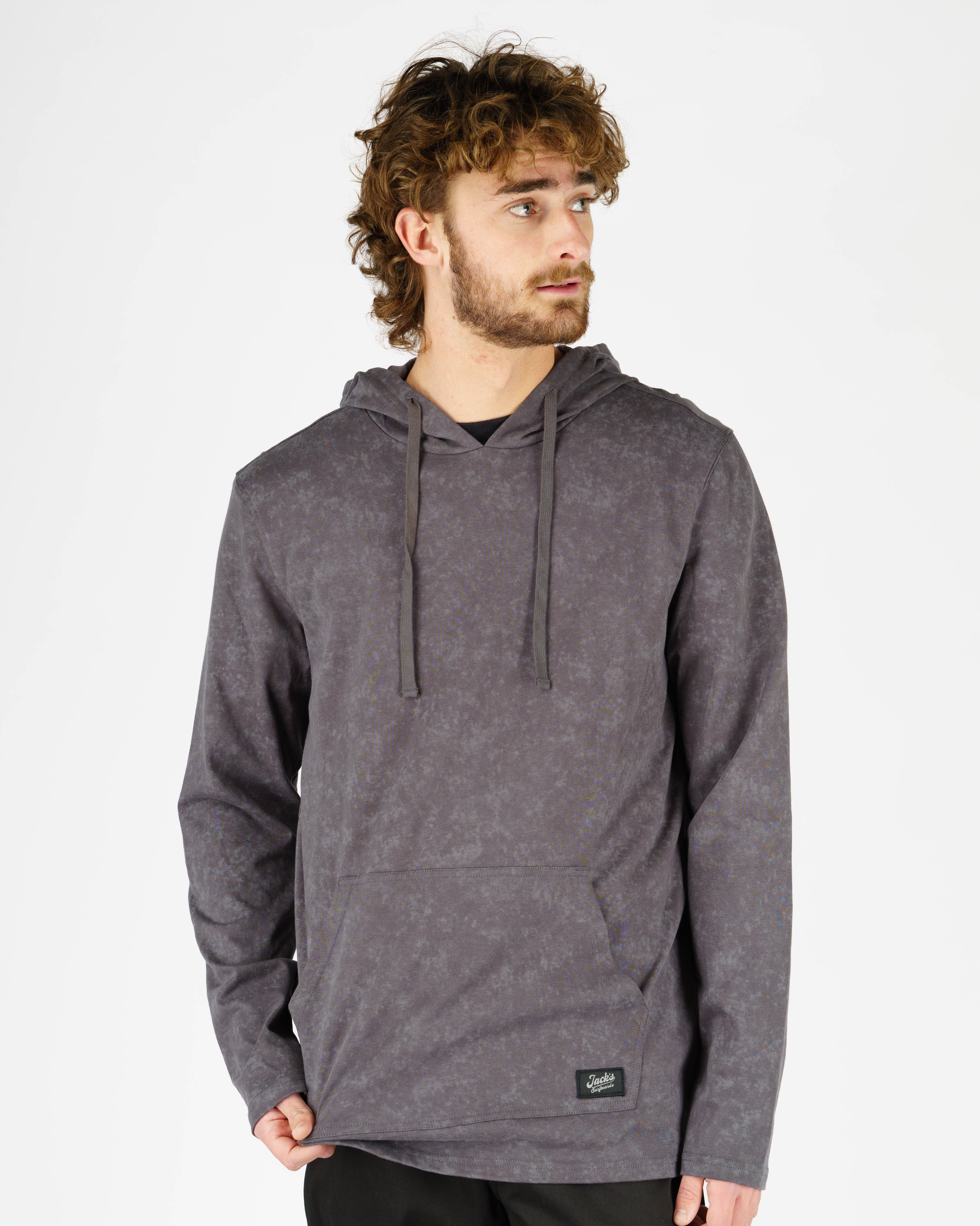 Seas L/S Hoodie - Grey